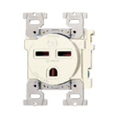 WF3630W・接地2P30A埋込コンセント（ミルキーホワイト）　【Panasonic】の画像