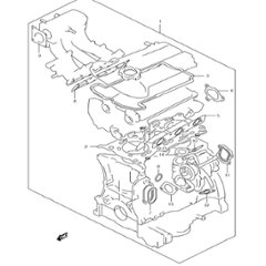 エンジンガスケットセット　ジムニー　JB23W　1型～3型　100001～310000の画像