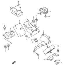 エンジンマウンチング　AT ジムニー　JB23W　1型～3型　100001～310000の画像