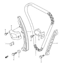 カムチェーン　ジムニー　JB23W　1型～3型　　100001～310000の画像