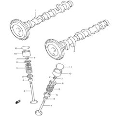 カムシャフト / バルブ ジムニー　JB23W　1型～3型　100001～310000の画像