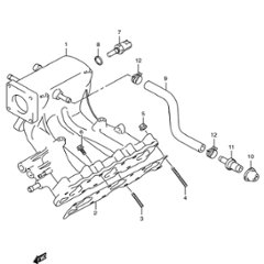 インテークマニホールド　ジムニー　JB23W　1型～3型　100001～310000の画像