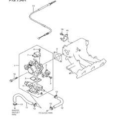 スロットルボディ　ジムニー　JB23W 1型～3型 100001～310000の画像