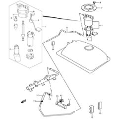 フューエルポンプ　ジムニーJB23W　 1型～3型　 100001~310000の画像