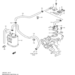 エミッションコントロール　２型　３型　　JB23W　100001～310000の画像