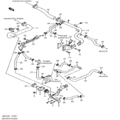 ウォーターホース　　JB23W　100001～310000の画像