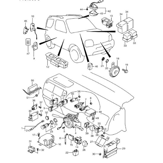 エレクトリカルコントロール　JB23W  100001~310000画像