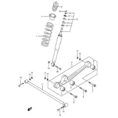 フロントサスペンション　　JB23W  100001~310000の画像