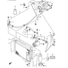 エアコンパイピング　　ジムニー　JB23W　100001～310000の画像