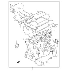 エンジンガスケットセット　ジムニー　JB23W 4型　310001～400000の画像