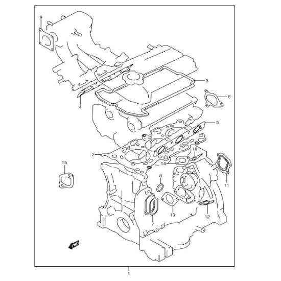 エンジンガスケットセット　ジムニー　JB23W 4型　310001～400000画像