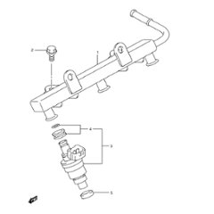 デリバリパイプ　　ジムニー　JB23W 4型　310001～400000の画像