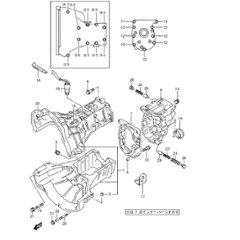 MT  トランスミッションケース　ジムニーJB23W　4型　310001～400000の画像