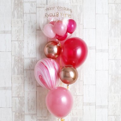 ハッピーストロベリーシェイクバルーンの画像