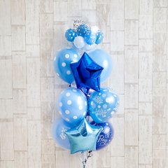 男の子ベイビーに！BlueDotBabyShowerの画像