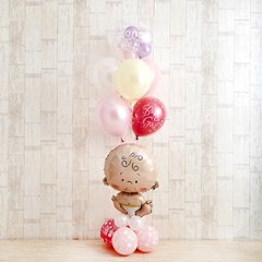 BABYバルーンでお祝いするPink Baby Showerの画像