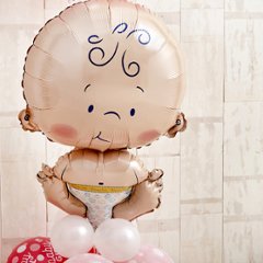 BABYバルーンでお祝いするPink Baby Shower画像