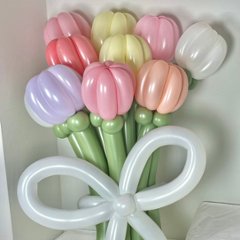 pastel cutie balloon bouquet(M)の画像