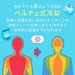 チベタイン　(CHIBETAIN)・冷却と涼感のハイブリットファン・冷却プレートファン・手のひらサイズのハンディファン　画像