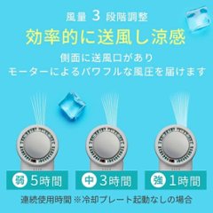 チベタイン　(CHIBETAIN)・冷却と涼感のハイブリットファン・冷却プレートファン・手のひらサイズのハンディファン　画像