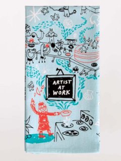 "Artist At Work" Dish Towelの画像