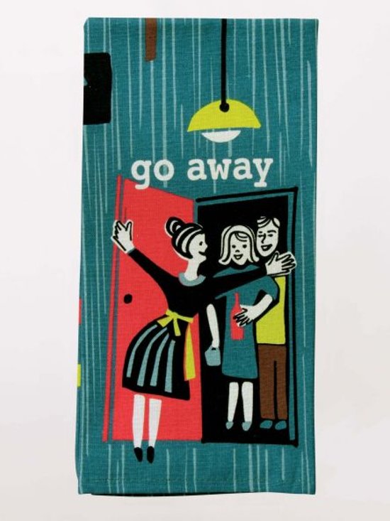 "Go Away" Dish Towel画像