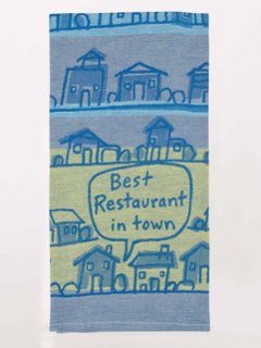 "Best Restaurant in Town" Dish Towelの画像