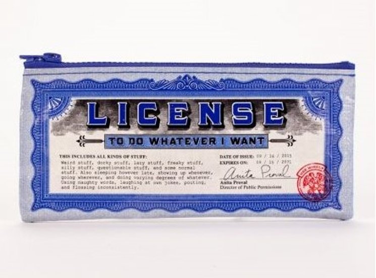 "License" Pencil Case画像