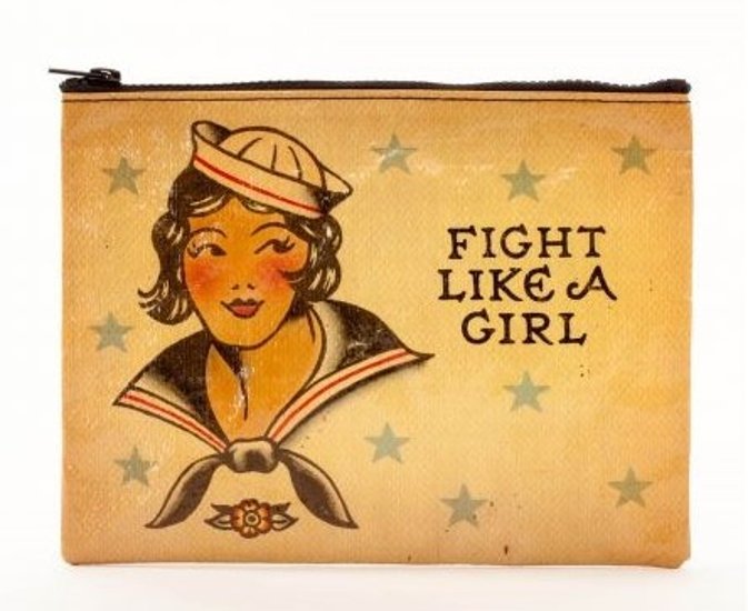 "Fight Like A Girl" Zipper Pouch画像