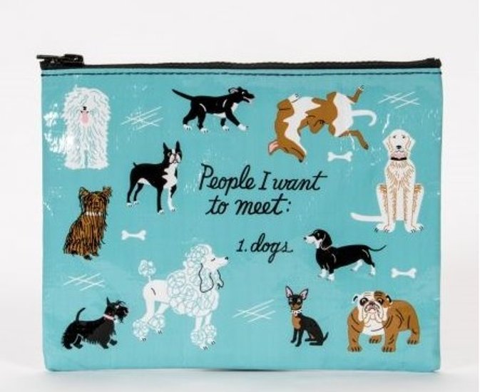 "People To Meet: Dogs" Zipper Pouch画像