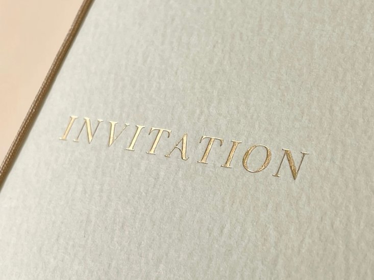 【印刷なし】招待状　トーマサイン画像