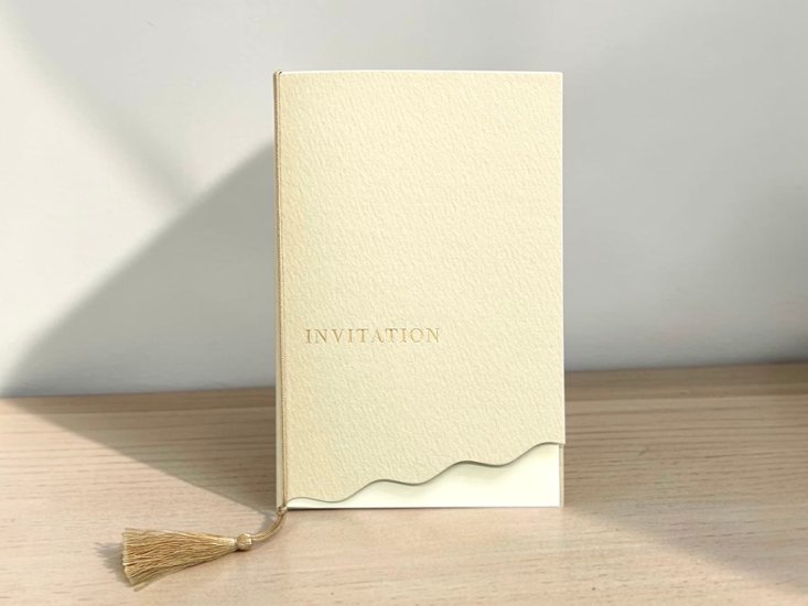 【印刷なし】招待状　トーマサイン画像