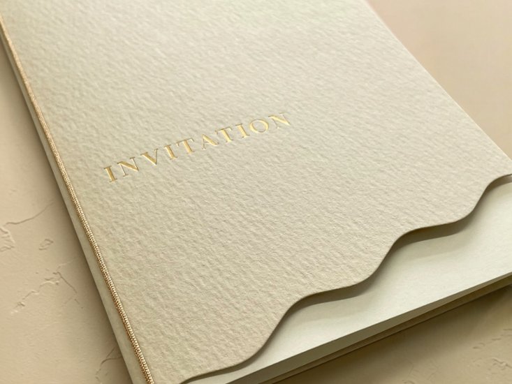 【印刷なし】招待状　トーマサイン画像