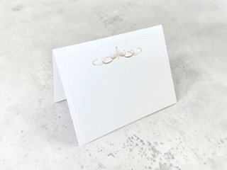 【印刷なし】席札　ウェディングチャームの画像