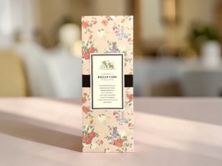 【印刷込】席次表 セシル ピンク ※完成品の画像