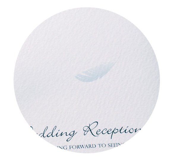 【印刷込】B4席次表　天使の羽画像