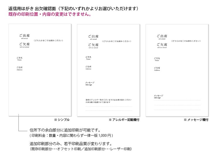 【印刷なし】招待状　翔華画像