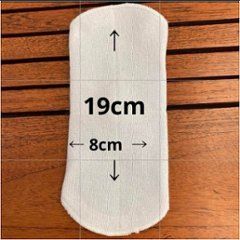 【ハンドメイド】シルク・オーガニックコットン素材の布ナプキン・キナリ4枚組画像