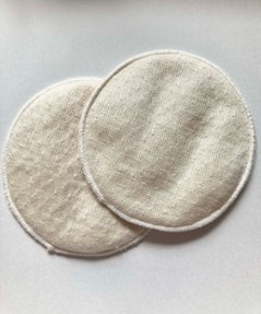シルク ブラパッド2セット　シルクとオーガニックコットンの2重構造の画像