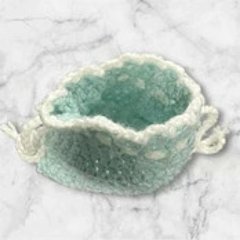 手編み 小物入れ 3点セット プリンモチーフ 巾着 ミニバッグ ハンドメイド かぎ針編み スイーツモチーフ 小物ポーチ かわいい 編み物雑貨 小物収納 インテリア雑貨 ギフト プレゼント画像