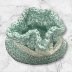 手編み 小物入れ 3点セット プリンモチーフ 巾着 ミニバッグ ハンドメイド かぎ針編み スイーツモチーフ 小物ポーチ かわいい 編み物雑貨 収納 インテリア 雑貨 ギフト プレゼント画像