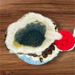 手編み 巾着 3個セット スイーツモチーフ プリン パフェ ゼリー チェリー付き ハンドメイド 小物入れ ミニ巾着 かわいい アクセサリー入れ イヤホン ケース ギフト プレゼント 編み物 レディース画像