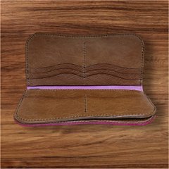 長財布 ハンドメイド レディース 本革 イタリアンレザー ピンク レザーウォレット ロングウォレット カード収納 多い 大容量 財布 おしゃれ 大人かわいい シンプル レザー財布 レディース財布画像