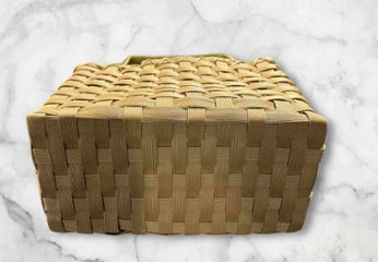 クラフトバンド カゴバッグ レディース かごバッグ ハンドメイド トートバッグ 編みバッグ ナチュラル 手編み 上品 シンプル おしゃれ 買い物バッグ 夏バッグ 普段使い 手作り 普段使い 散歩バッグ画像