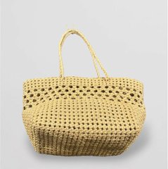 クラフトバンド かごバッグ レディース 夏バッグ ハンドメイド 編みバッグ ナチュラル トートバッグ 手編み 浴衣 普段使い おしゃれ カゴバッグ 夏用 手作り 涼し気画像