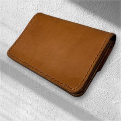 【送料無料】本革 レザー ミニ財布 トラッカーウォレット ブラウン レディース メンズ コンパクト財布 小さい財布 コインケース ミニウォレット ハンドメイド 小銭入れ キャッシュレス財布 サブ財布画像