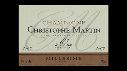 【泡】クリストフ マルタン シャンパーニュ ブリュット ミレジム 2009/Christophe Martin Champagne Brut Millésime 2009の画像