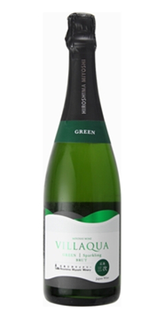 【泡】広島三次ワイナリー　VILLAQUA ヴィラクア グリーン NVの画像