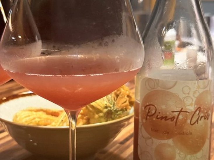 【橙微泡】Les Vins Débrouillards レヴァンデブルィヤール　Pinot Gris Méthode Ancestrale  ピノグリ メトード アンセストラル 2025画像