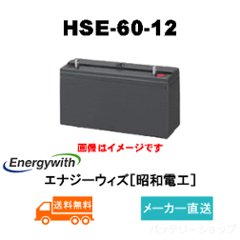 HSE-60-6【エナジーウィズ】制御弁式据置鉛蓄電池（バッテリー） 6V 60Ahの画像